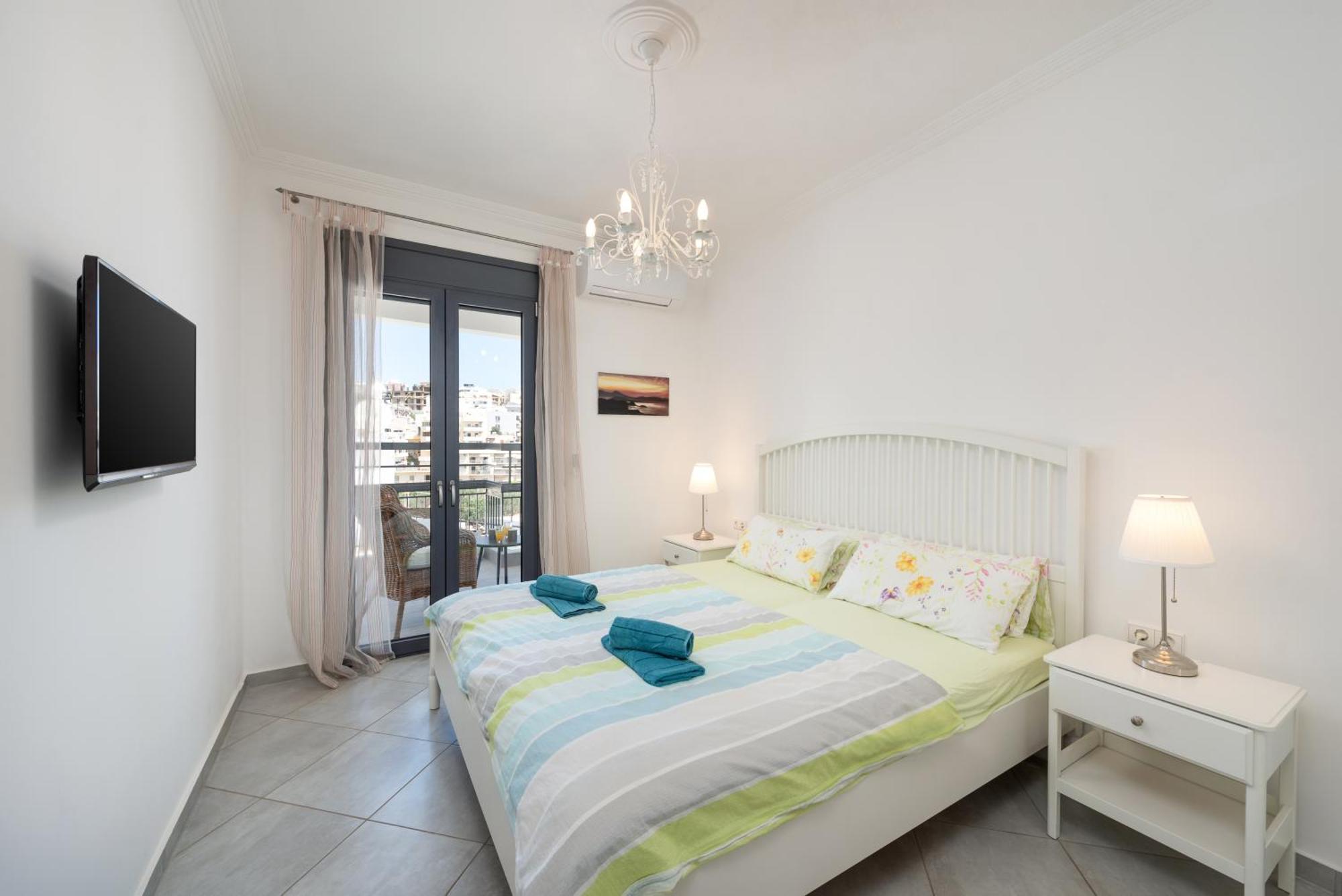 Nikos Apartamento Agios Nikolaos Quarto foto